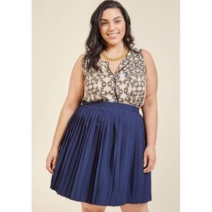 Modcloth Butterfly Sleeveless Top Sz 4X NEW!